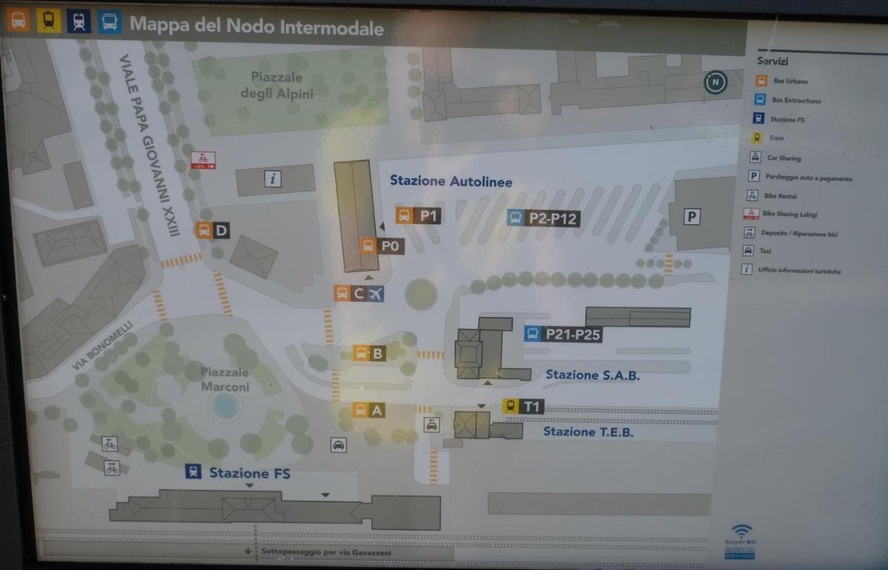 Nxt Station Deluxe Apartment Bergamo Exterior foto